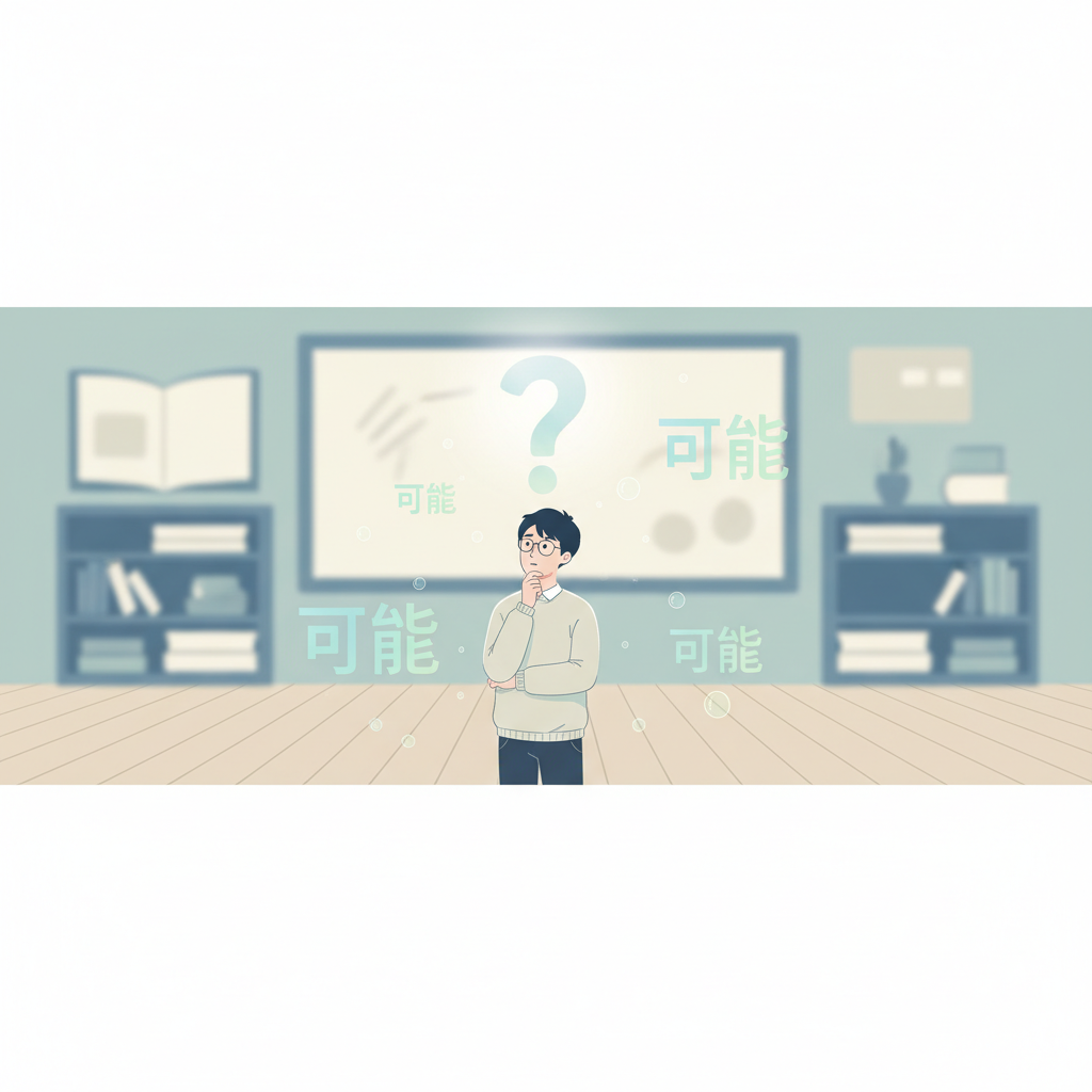 🤔 Verbo Auxiliar 可能 (kěnéng): Posibilidad y Suposición