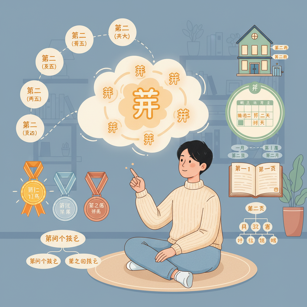 🔢 第 (dì) - Números Ordinales