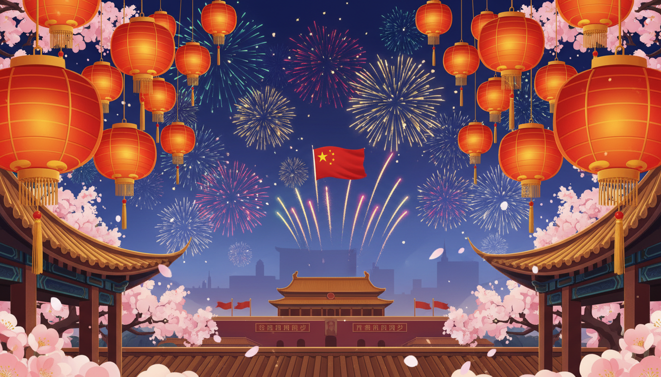 China National Day Celebration Hero Image