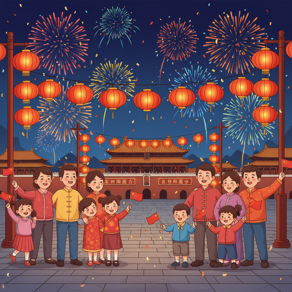 National Day Celebration Scene
